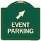 Signmission Event Parking Up Right Arrow Symbol Heavy-Gauge Aluminum Architectural Sign, 18" x 18", G-1818-24081 A-DES-G-1818-24081 - alternate 1